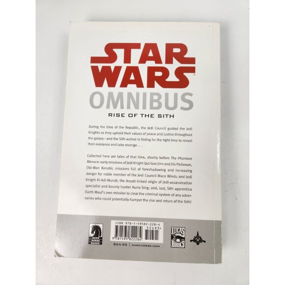Star Wars Omnibus: Rise of the Sith 2009 First Print Paperback Rare Dark Horse - Picture 2 of 6